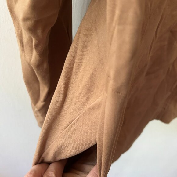 IsaacMizrahiLive Long Sleeve Full Zip Top Womens XL Brown Hooded Pockets - Picture 4 of 7